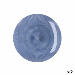 Płaski Talerz Quid Sunset Niebieski Plastikowy 19 cm (12 Sztuk)
