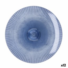 Płaski Talerz Quid Sunset Niebieski Plastikowy 26 cm (12 Sztuk)