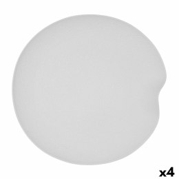 Tacka do przekąsek Bidasoa Fosil Biały Ceramika Tlenek glinu 31,4 x 31,2 x 4 cm (4 Sztuk)