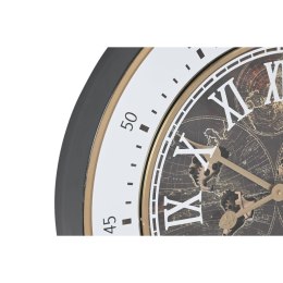 Zegar Ścienny Home ESPRIT Brązowy Złoty Szkło Żelazo 59 x 8,5 x 59 cm