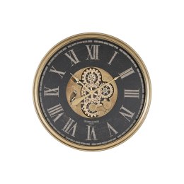 Zegar Ścienny Home ESPRIT Czarny Złoty Szkło Żelazo 80 x 9,5 x 80 cm