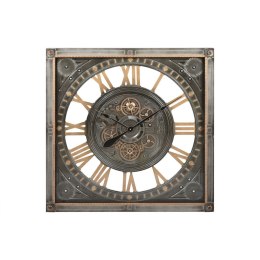 Zegar Ścienny Home ESPRIT Szary Złoty Srebrzysty Szkło Żelazo 80 x 10 x 80 cm