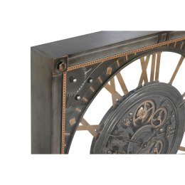 Zegar Ścienny Home ESPRIT Szary Złoty Srebrzysty Szkło Żelazo 80 x 10 x 80 cm
