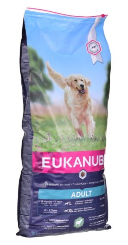 EUKANUBA Adult Large Breed rich in Lamb & Rice - karma dla psa - 12kg