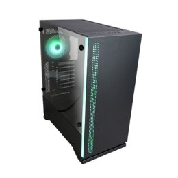 Obudowa S5 Black ATX Mid Tower PC Case RGB fan TG