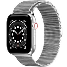 SwitchEasy Pasek Mesh do Apple Watch 42/44/45mm srebrny