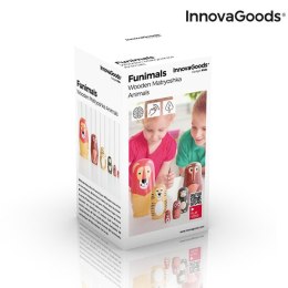 Drewniana Matrioszka Zwierzęta Funimals InnovaGoods 11 Części