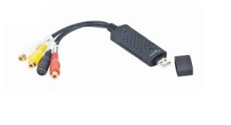 Adapter GEMBIRD UVG-002 (USB M - RCA, S-Video F; 0,50m; kolor czarny)