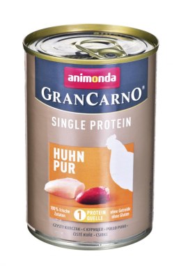 ANIMONDA GranCarno Single Protein kurczak - mokra karma dla psa - 400g