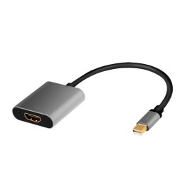 Adapter mDP do HDMI 4K 60Hz, aluminium 0.15m