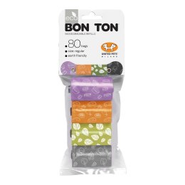 Torby higieniczne United Pets Bon Ton Regular Pies Asortyment kolorów (4 x 20 uds)