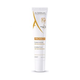 Krem Przeciwsłoneczny do Twarzy A-Derma Protect Fluide Invisible SPF 50+ (40 ml)