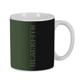 Kubek BlackFit8 Gradient Ceramika Czarny Zielony wojskowy (350 ml)