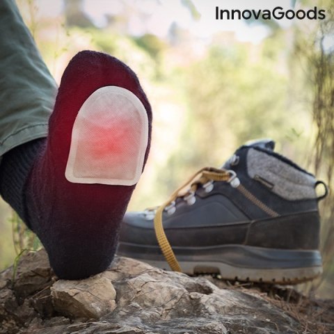 Plastry rozgrzewające stopy Heatic Toe InnovaGoods 10 Sztuk