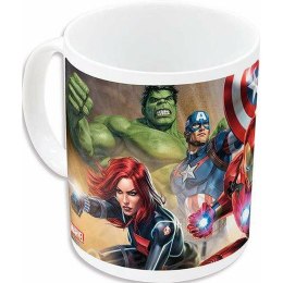 Kubek The Avengers Infinity Biały Ceramika Czerwony (350 ml)