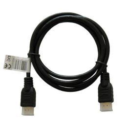 Kabel HDMI (M) 10m, czarny, złote końcówki, v1.4 high speed, ethernet/3D, CL-34