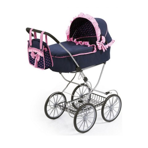 Wózek dla Lalek Reig Dolls Pram Granatowy 64 cm