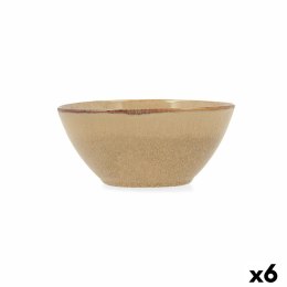 Miska Bidasoa Ikonic Ceramika Brązowy (15,8 x 15 x 7 cm) (Pack 6x)