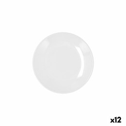 Talerz Bidasoa Glacial Coupe Ceramika Biały (16,5 cm) (Pack 12x)