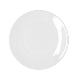 Płaski Talerz Bidasoa Glacial Coupe Biały Ceramika 25 cm (6 Sztuk) (Pack 6x)