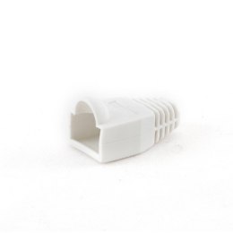 Osłonka na wtyk RJ45 100 sztuk/biała