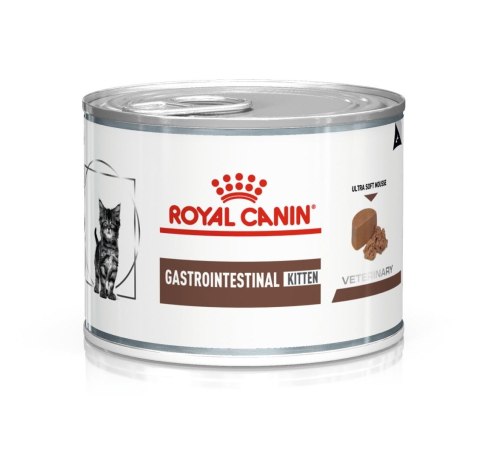 ROYAL CANIN Gastrointestinal kitten ultra soft mousse - mokra karma dla kociąt - 195 g