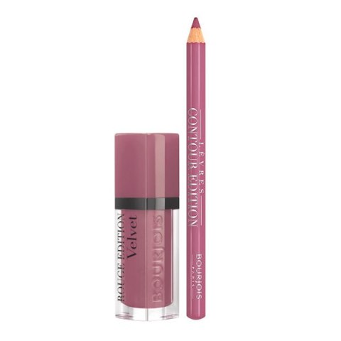 Zestaw Kosmetyków dla Kobiet Rouge Édition Velvet Bourjois (2 pcs) - 06 + contour lipliner #4