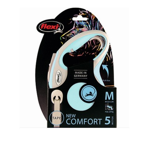 Smycz dla psa Flexi New Comfort M Niebieski (5 m)