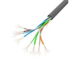 Kabel LAN UTP 100Mb/s 305m linka cca szary