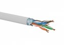 Kabel teleinformatyczny F/UTP kat.5E PVC 100% Miedź 305m - 10 lat gwarancji
