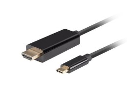 LANBERG KABEL USB-C(M)->HDMI(M) 1M 4K 60HZ CZARNY CA-CMHD-10CU-0010-BK