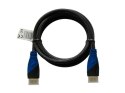 Kabel HDMI (M) 5m, oplot nylonowy, złote końcówki, v1.4 high speed, ethernet/3D, CL-49