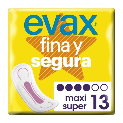 Podpaski Maxi bez Skrzydełek FINA & SEGURA Evax Segura 13 Sztuk