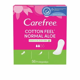 Wkładki Higieniczne Carefree Cotton Feel Normal Aloe (56 uds)