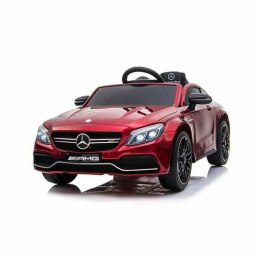 Elektryczny Samochód dla Dzieci Injusa Mercedes Benz Amg C63 Czerwony Światła z dźwiękiem Zdalnie sterowany 12 V