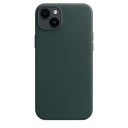 Etui skórzane z MagSafe do iPhone 14 Plus - leśna zieleń