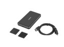 Kieszeń zewnętrzna HDD/SSD Sata Oyster Pro 2,5cala USB 3.0 czarna aluminium slim
