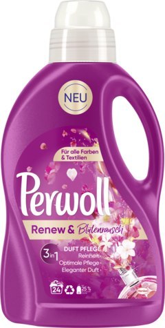 Perwoll Renew&Blütenrausch Color 24 prania