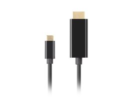 Kabel USB-C(M)-> HDMI(M)1M 4K 60HZ czarny