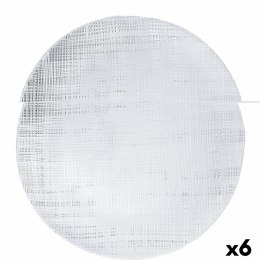 Talerz płaski Bidasoa Ikonic Przezroczysty Szkło (Ø 28 cm) (Pack 6x)