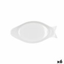 Półmisek Kuchenny Quid Gastro Ceramika Biały (32.5 x 15,5 x 2,5 cm) (Pack 6x)