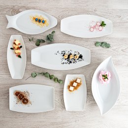 Półmisek Kuchenny Quid Gastro Ceramika Biały (40 x 17,5 x 3,5 cm) (Pack 4x)
