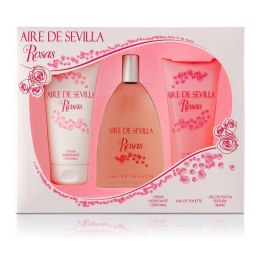 Zestaw Perfum dla Kobiet Agua Rosas Aire Sevilla (3 pcs) (3 pcs)
