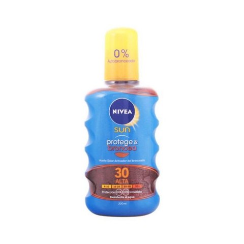 Olejek Brązujący Spf 30 Nivea Sun Broncea Spf 30 200 ml