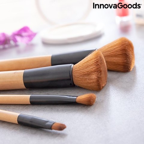 Zestaw Pędzli do Makijażu w Etui Miset InnovaGoods 5 Sztuk