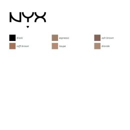 Kosmetyki do brwi Precision NYX (0,13 g) - Czarny