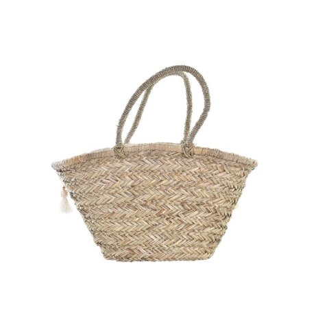 Torba DKD Home Decor Biały Wielokolorowy Naturalny Metal 59 x 16 x 30 cm