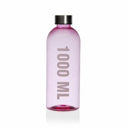 Butelka wody Versa Różowy 1 L Akryl Stal polistyrenu 8,7 x 24,5 x 8,7 cm