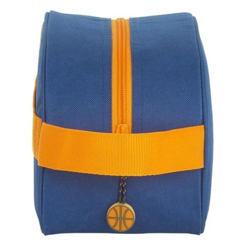 Neseser szkolny Valencia Basket M248 Niebieski Pomarańczowy 26 x 15 x 12 cm
