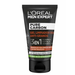Peeling do twarzy L'Oreal Make Up Men Expert Pure Carbon Przeciwtrądzikowy 3 w 1 (100 ml)
